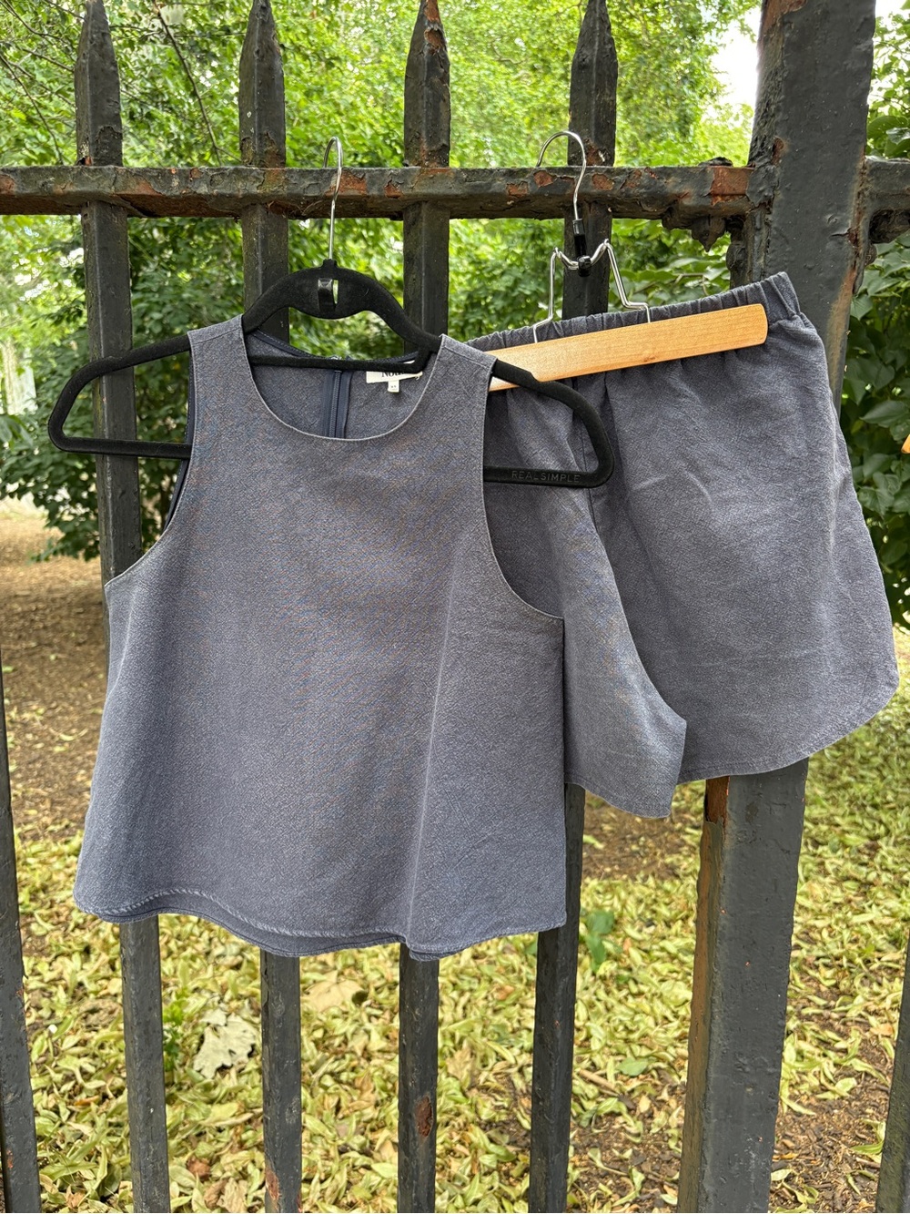 NOUL 100% Cotton Navy Set Top and Shorts